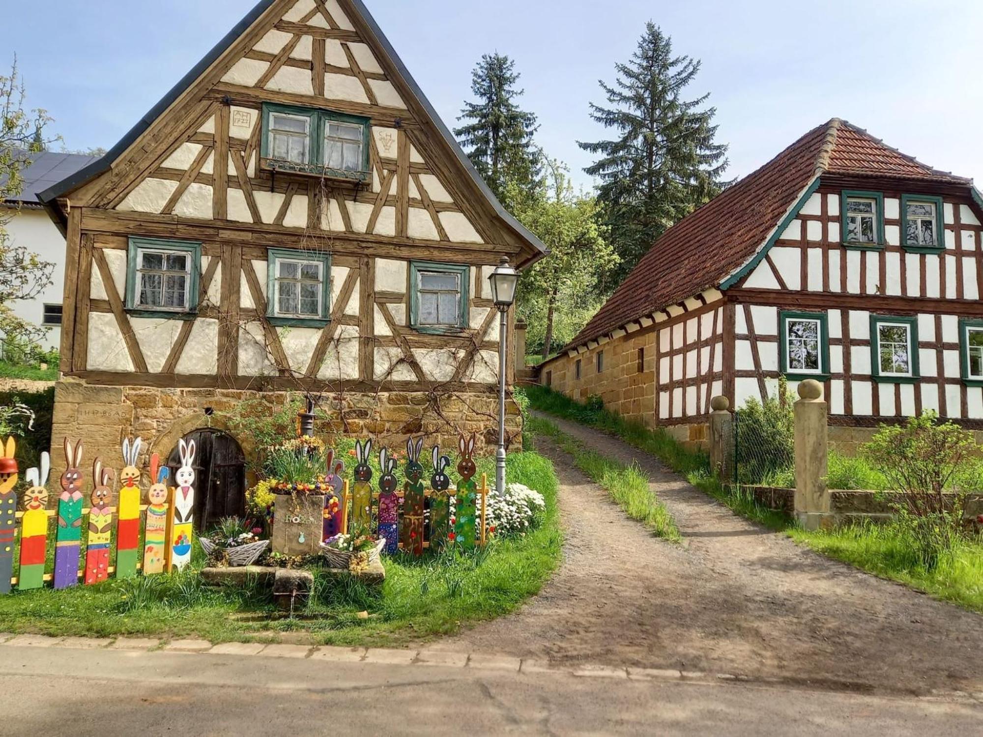 Ferienwohnung Pfadenhauer Pfarrweisach Exteriör bild